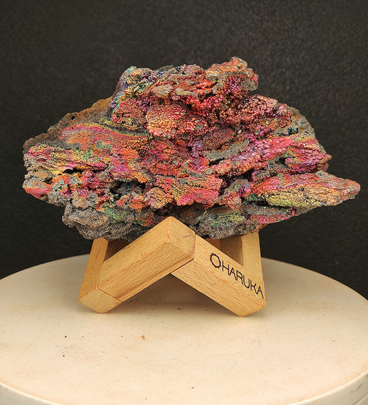 | Top premium rare Iridescent Goethite, Turgite, Hematite, Iridescent | COLOUR: Orange, Pink | 100% natural color |