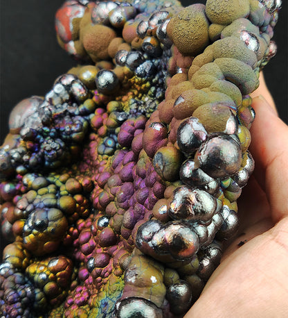 | Big ornaments| Top premium rare Iridescent Goethite, Turgite, Hematite, Iridescent | COLOUR: Rainbow, Silver| 100% natural color |