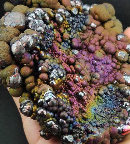 | Big ornaments| Top premium rare Iridescent Goethite, Turgite, Hematite, Iridescent | COLOUR: Rainbow, Silver| 100% natural color |