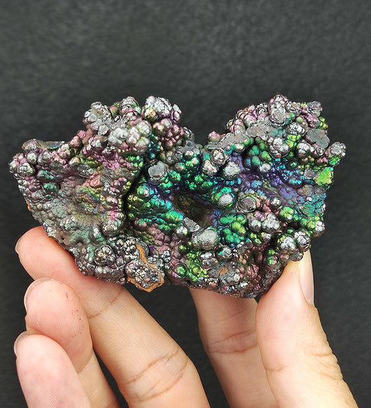 | Top premium rare Iridescent Goethite, Turgite, Hematite, Iridescent | COLOUR: Pink, Green | 100% natural color |