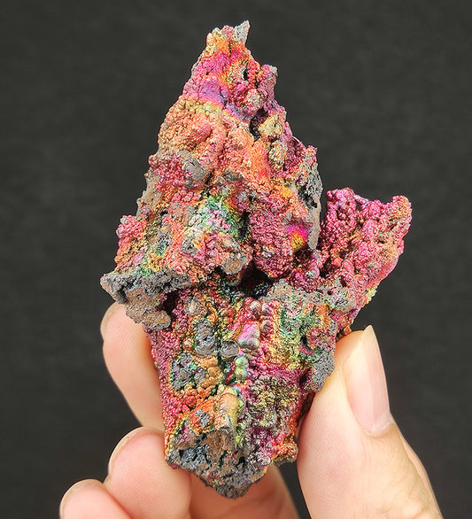 | Top premium rare Iridescent Goethite, Turgite, Hematite, Iridescent | COLOUR: Orange, Pink | 100% natural color |