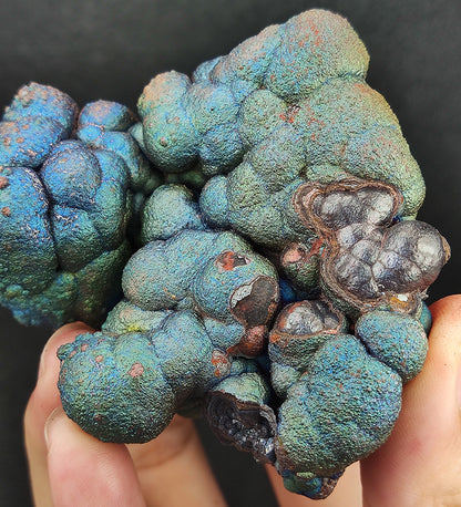 Top Grade | Sacred Beast Shape Haruka Buddha Bead | Rare Blue, Silver & Green | Calm Decision Making & Protection | Malaysia Leklai