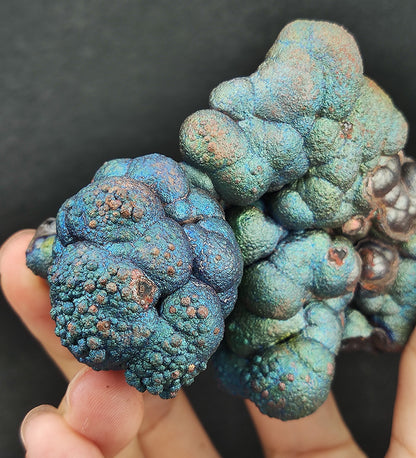 Top Grade | Sacred Beast Shape Haruka Buddha Bead | Rare Blue, Silver & Green | Calm Decision Making & Protection | Malaysia Leklai
