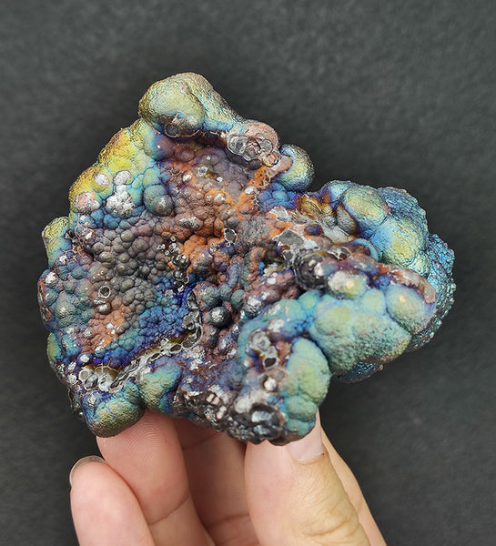 | Top premium rare Iridescent Goethite, Turgite, Hematite, Iridescent | COLOUR: Silver, purple, green| 100% natural color |