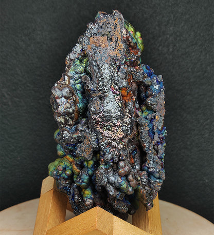 Buddha Form: Haruka Buddha Beads | 0.75kg Heavyweight Grand Display | Rare Aged Core | Vibrant Green, Blue & Silver Manifestation | Career Stability & Absolute Aura Shielding | Malaysia Leklai