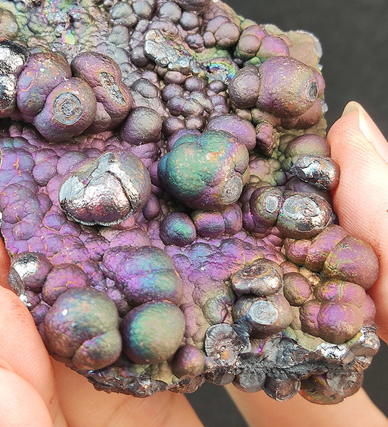 | Top premium rare Iridescent Goethite, Turgite, Hematite, Iridescent | COLOUR: Red, Gold, Purple | 100% natural color |