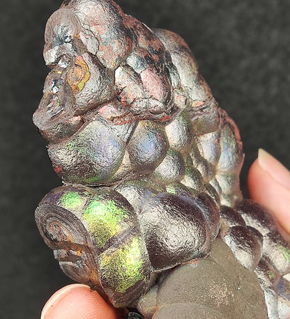 Big Buddha Bead (10cm) | Green, Brown & Silver Core | Boosting Career Growth | Anchoring Status & Stability | Wealth Attraction & Anti-Sabotage | Includes HARUKA Stand