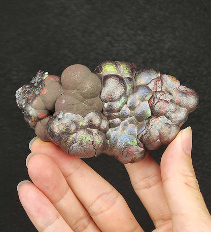 Big Buddha Bead (10cm) | Green, Brown & Silver Core | Boosting Career Growth | Anchoring Status & Stability | Wealth Attraction & Anti-Sabotage | Includes HARUKA Stand