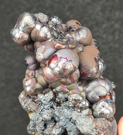 Big Buddha Bead (8.5cm) | Brown, Silver, Purple, Green & Blue Core | Grounding Your Foundation | Attracting Noblemen & Shielding From Gossip | Clearing Negative Aura | Includes HARUKA Stand