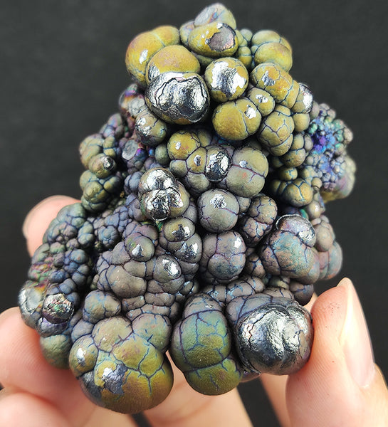 | Top premium rare Iridescent Goethite, Turgite, Hematite, Iridescent | COLOUR: green , Silver| 100% natural color |