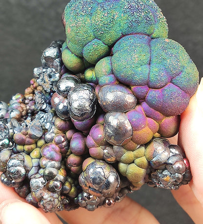 "Collection Grade" Large Buddha Beads | Rounded Shape | Rare Green, Purple, Gold & Silver Manifestation | Career Stability, Mentors & All-Around Shielding | Malaysia Leklai