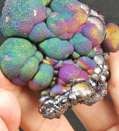 "Collection Grade" Large Buddha Beads | Rounded Shape | Rare Green, Purple, Gold & Silver Manifestation | Career Stability, Mentors & All-Around Shielding | Malaysia Leklai
