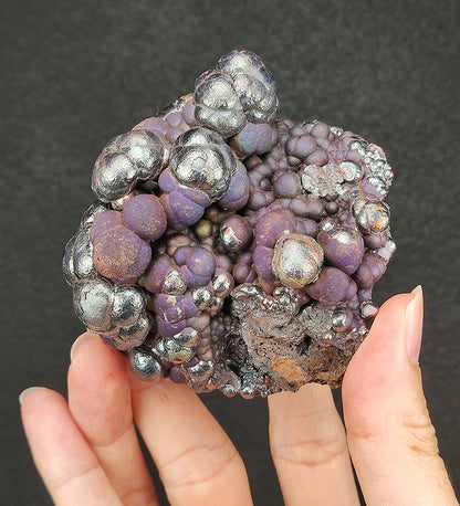 "High Grade" 7.5cm Purple & Silver Big Buddha Bead | Saturated Core | Elite Mentor Attraction & Emotional Poise | Anti-Sabotage Defense | Includes HARUKA Custom Stand