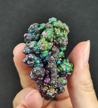 | Top premium rare Iridescent Goethite, Turgite, Hematite, Iridescent | COLOUR: Silver x Green | 100% natural color |