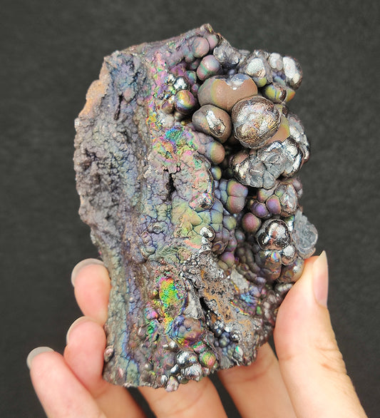 | Top premium rare Iridescent Goethite, Turgite, Hematite, Iridescent | COLOUR: Green, Blue, Silver | 100% natural color |