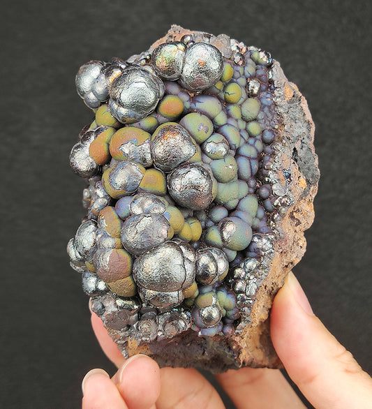 | Top premium rare Iridescent Goethite, Turgite, Hematite, Iridescent | COLOUR: Green, Blue, Silver | 100% natural color |