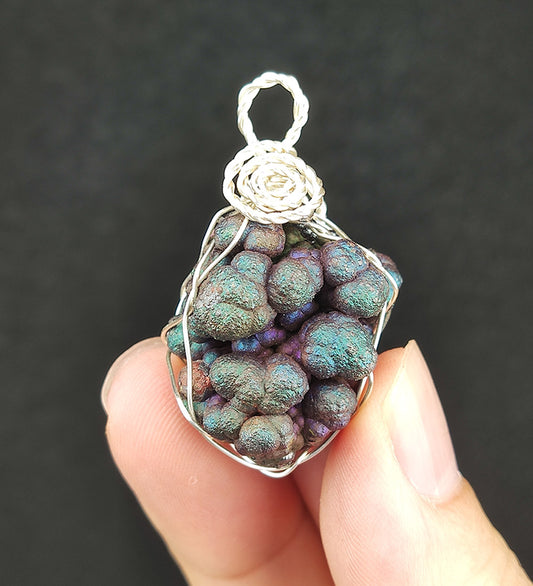 頂級 菩提珠 綠 x 紫珠珠 爆色之最 膽料 力泥活石