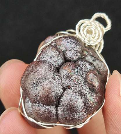 "Premium" Aged Silver Bodhi Bead Pendant | Solid Core Shield | Powerful Protection Against Drama & Negativity | Malaysia Natural Leklai