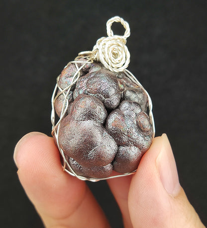 "Premium" Aged Silver Bodhi Bead Pendant | Solid Core Shield | Powerful Protection Against Drama & Negativity | Malaysia Natural Leklai