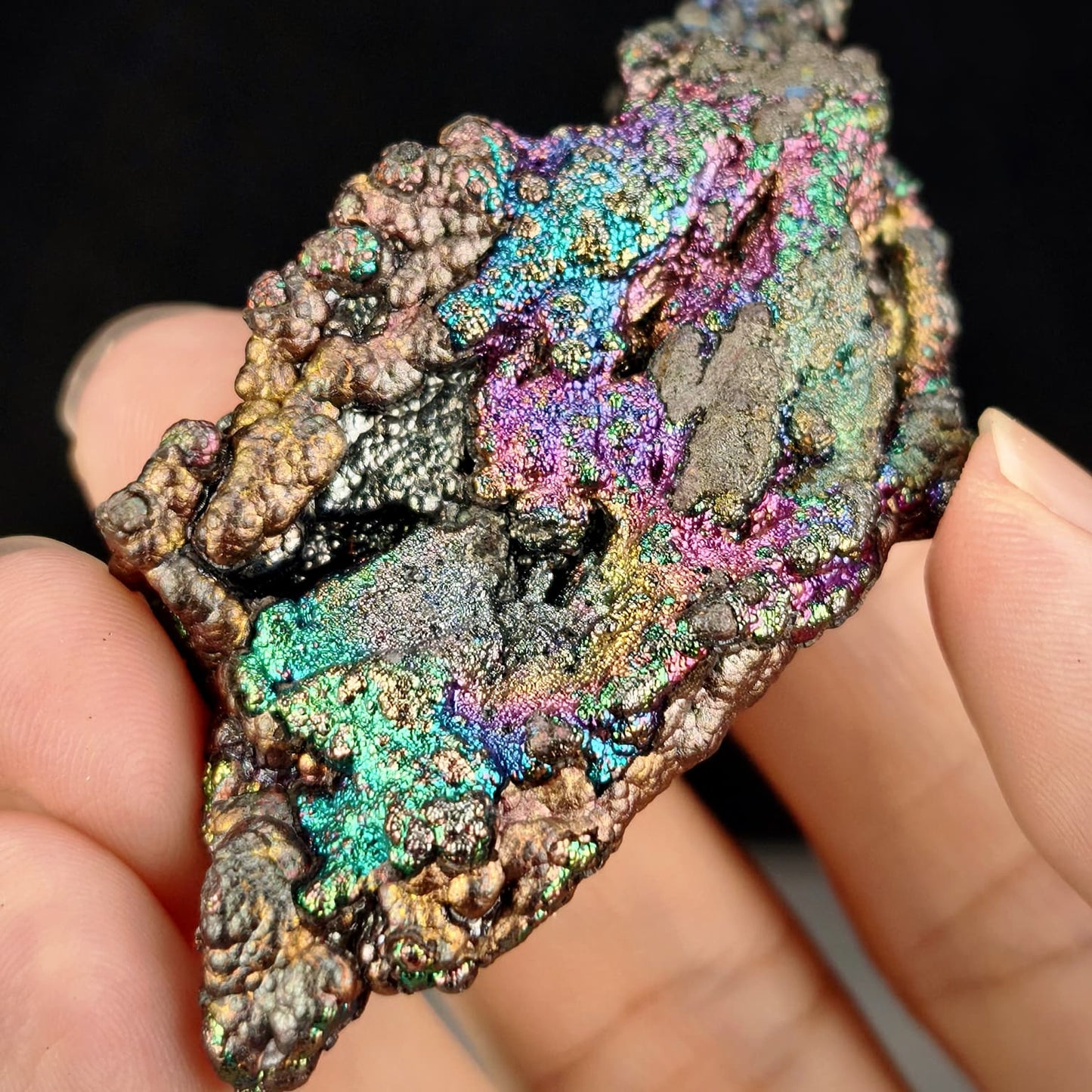 "Collector Grade" Silver Goethite | Full-Color High-Frequency Evolution | Malaysia Leklai