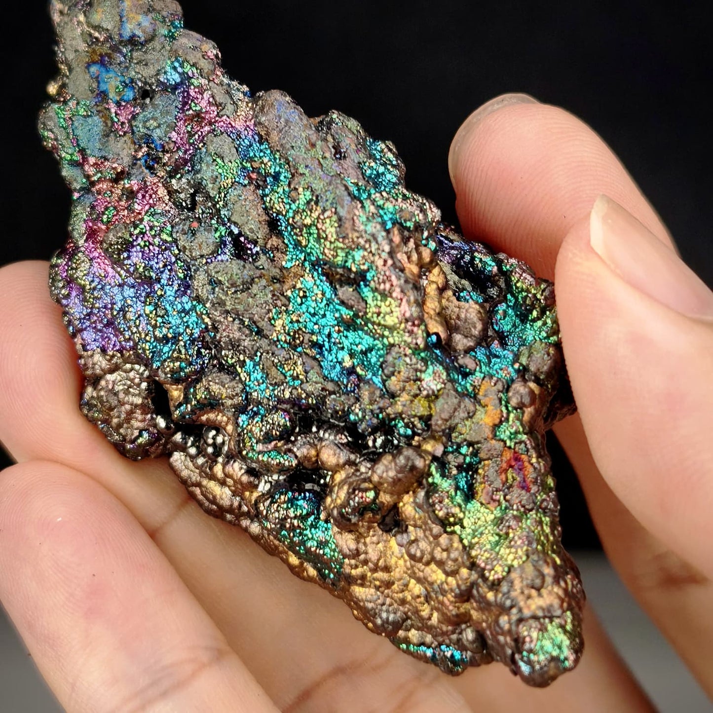 "Collector Grade" Silver Goethite | Full-Color High-Frequency Evolution | Malaysia Leklai