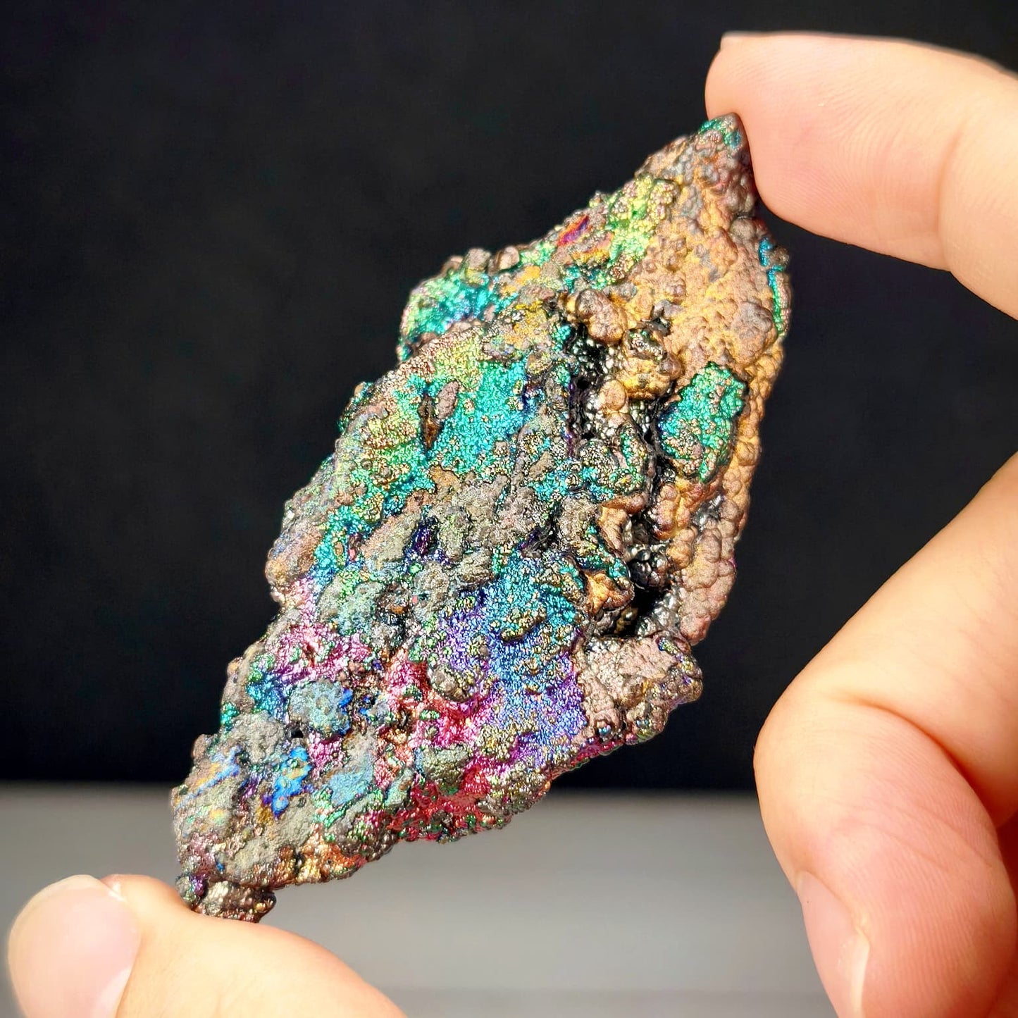"Collector Grade" Silver Goethite | Full-Color High-Frequency Evolution | Malaysia Leklai