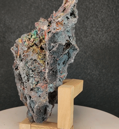 Top Grade Malaysia Leklai | Double-Sided DNA Symbiosis | Calcite & Diamond Sparkle | Giant Display Piece | Gold, Green, Blue, Pink, Silver Hues