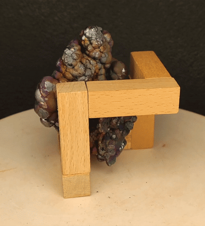 | Top premium rare Iridescent Goethite, Turgite, Hematite, Iridescent | COLOUR: Purple, Green | 100% natural color |