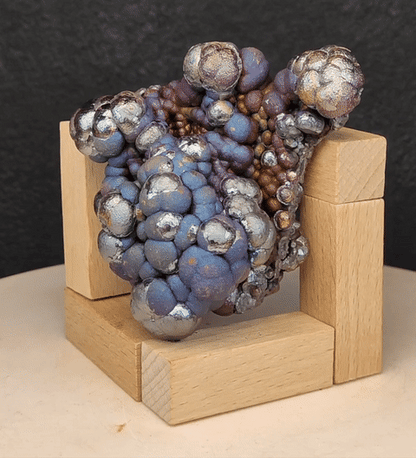 "Top-Grade" Giant Bodhi Bead Core | Rounded Prosperity Shape | Blue & Purple Manifestation | Health, Status & Emotional Stability | Malaysia Natural Leklai
