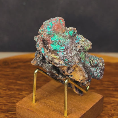 "Premium" Silver Leklai | Silver Shell Intensely Blooming Green, Blue & Gold (Approx. 7*3*5cm) | High-Level Symbiosis | Absolute Magnetic Shielding, Strongly Repelling Toxic People, Career Breakthrough & Wisdom Wealth | Malaysia Leklai
