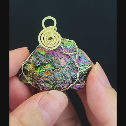 Collector-Grade Rainbow Leklai Egg Pendant | Multicolor | Wealth Luck & Ultimate Shield
