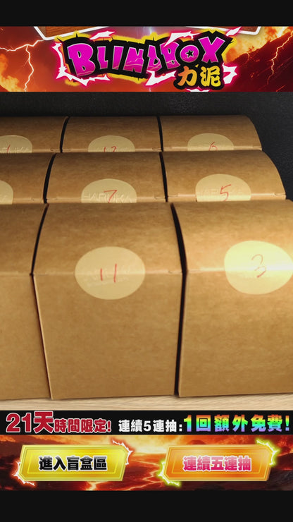 編號001 - 亞嚕家。力泥活石盲盒 — 命定七彩頻率 ‧ 每款僅1体 | 最高價值可達 HK$1388 | ５送１