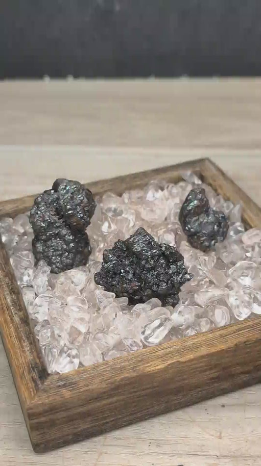 方解膽力泥活石 ｜ 3 件組合 ｜富貴米專用財氣能量套裝 （建議用9粒製作富貴米，能量更強）