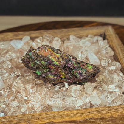 Premium Five-Color Rainbow Leklai | Full-Spectrum Luck Enhancement Ornament (Approx. 6x3.5cm) | Gold×Green×Pink×Blue×Purple Energy Calibration | Synchronized Flow of Career, Love & Wealth | Natural Malaysia Living Stone