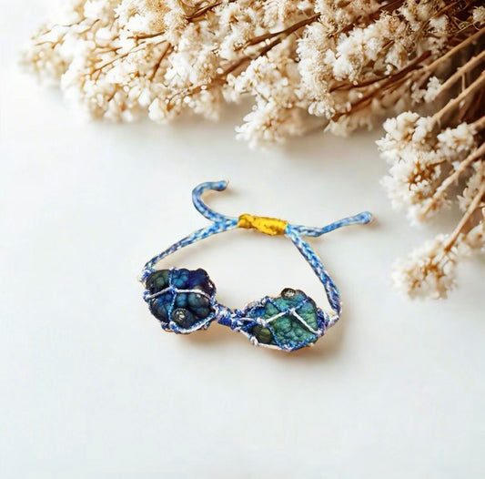 收藏級大佛珠力泥手繩 | 限定魔鬼藍 × 天藍顯色 | 靈性直覺、權威氣場與情緒平衡 | 極致稀有高頻藍調 | 馬來西亞天然能量活石