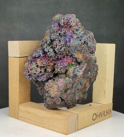 [Masterpiece Vintage] Purple & Green Rainbow Gallstone Leklai | Elite Wisdom, Career Manifestation, Core Energy Anchor | Large-Scale Sacred Living Stone