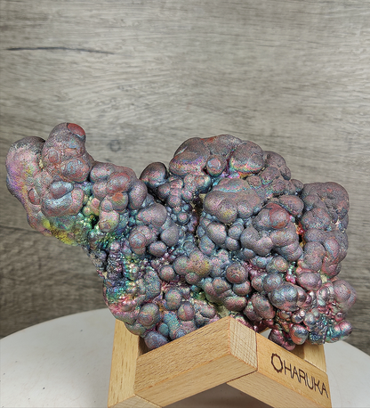 | Top premium rare Iridescent Goethite, Turgite, Hematite, Iridescent | COLOUR: Pink, Rainbow | 100% natural color |