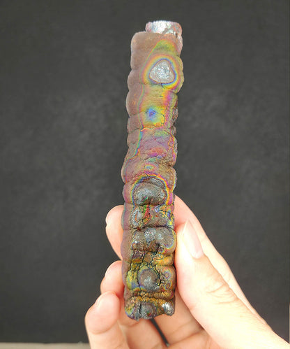 Premium Buddha Pillar Leklai | Rare "Money Eye" Manifestation x Multicolored Core | 11.6cm Wealth & Authority Anchor | Malaysia Natural Leklai