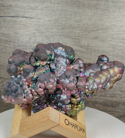 | Top premium rare Iridescent Goethite, Turgite, Hematite, Iridescent | COLOUR: Pink, Rainbow | 100% natural color |