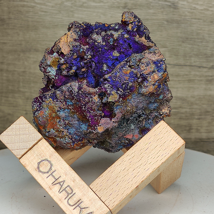 Premium Purple Rainbow Leklai Statue | Sacred Violet Radiance | Higher Consciousness & Emotional Stability