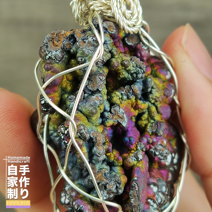 Premium Malaysia Natural Leklai Pendant | 4.1cm Quad-Color Core | Gold, Silver, Purple, Pink | All-Dimensional Energy Shield | Heavyweight Spec