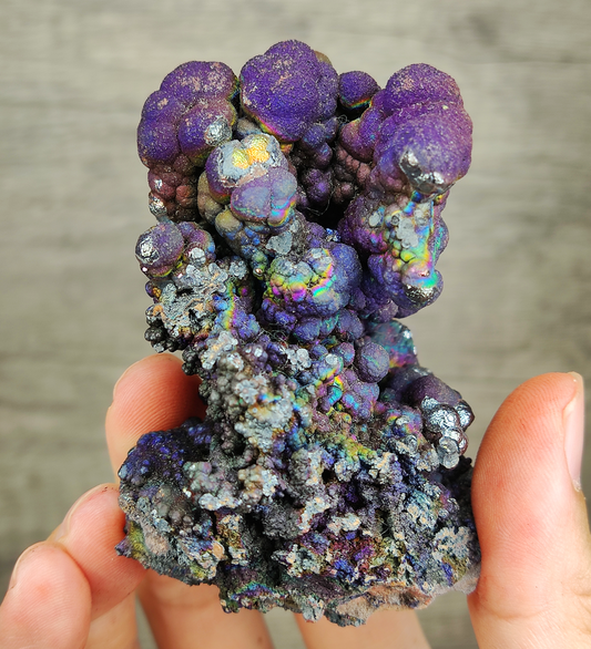 | Top premium rare Iridescent Goethite, Turgite, Hematite, Iridescent | COLOUR: Purple, Silver| 100% natural color |
