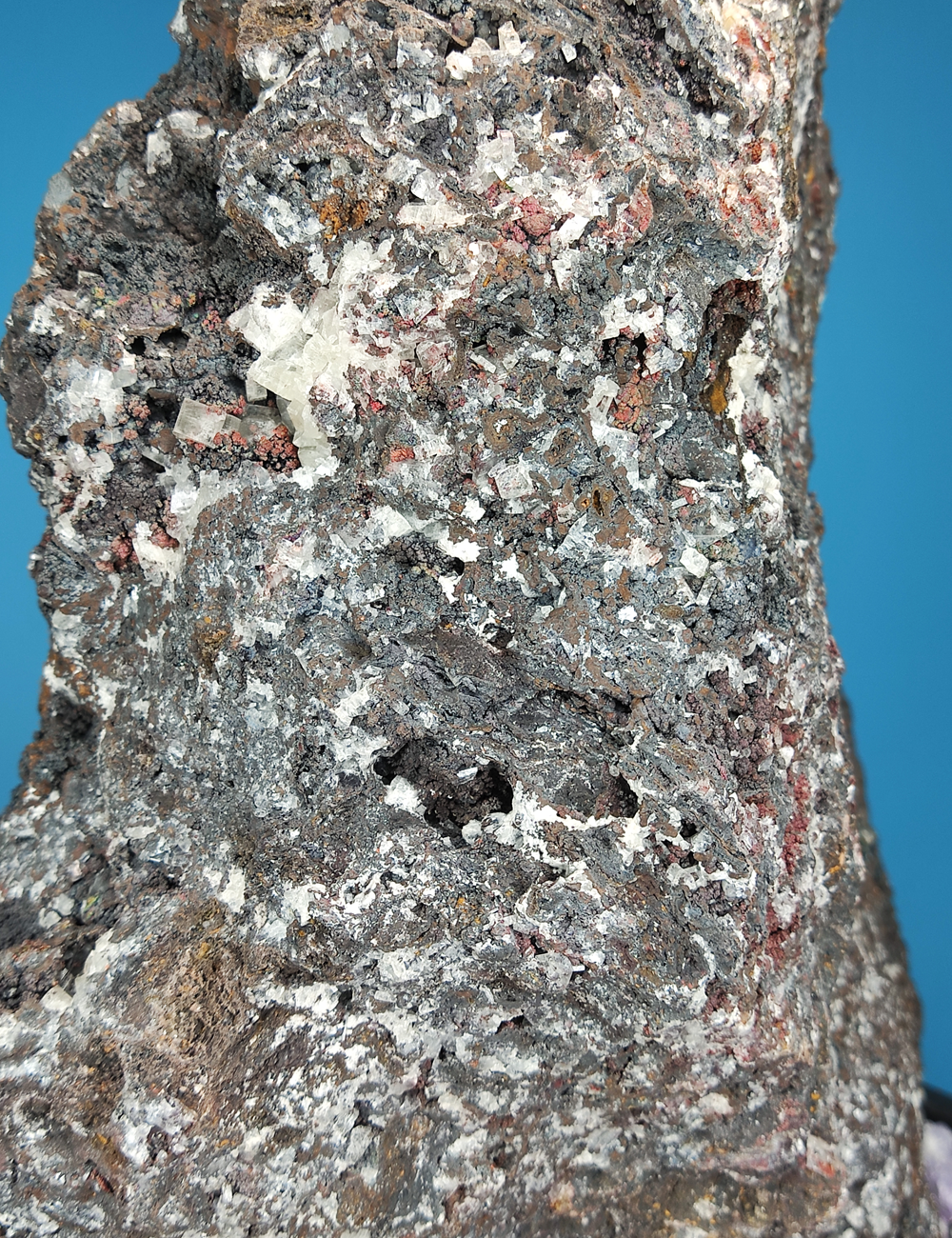 | 19KG | Top premium rare Iridescent Goethite, Turgite, Hematite, Iridescent | COLOUR: Goethite with White Quartz,Crystal | 100% natural color |
