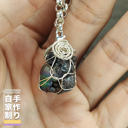 Top Grade Droplet Series | Green Golden Aged Droplet Pendant | Portable Core of the Universal Heart
