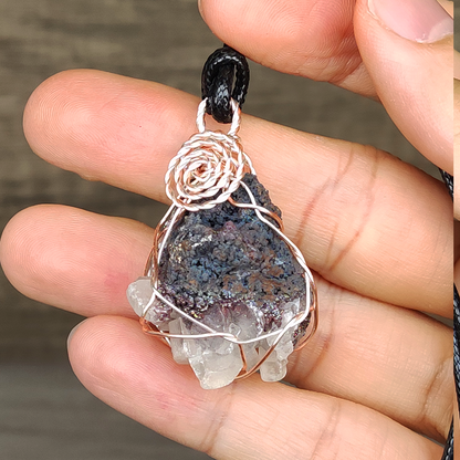 Large-Tooth Crystal Leklai Pendant | Defined Crystallization | Deep Grounding & Purification