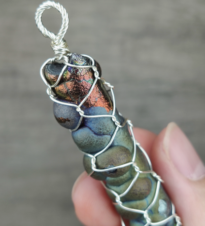Haruka Buddha Pillar | Green, Orange & Silver Series | Professional Shield & Career Breakthrough | Natural Malaysian Leklai
