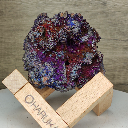 Premium Purple Rainbow Leklai Statue | Sacred Violet Radiance | Higher Consciousness & Emotional Stability