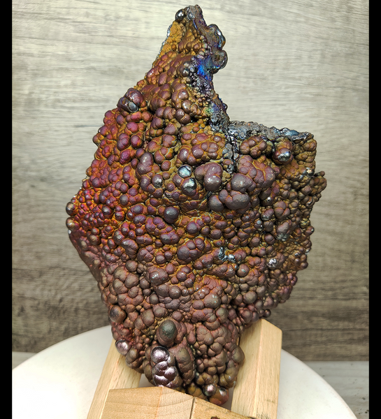 | Top premium rare Iridescent Goethite, Turgite, Hematite, Iridescent | COLOUR: Gold | 100% natural color |