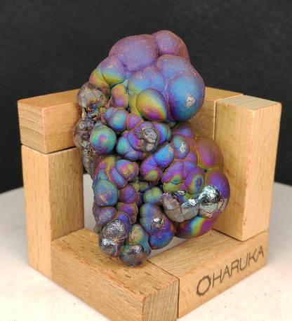 Collection Grade Blue-Green-Pink Buddha Ball | Single Core Dan Energy | Supreme Career, Networking & Vitality | Natural Malaysian Leklai Living Stone
