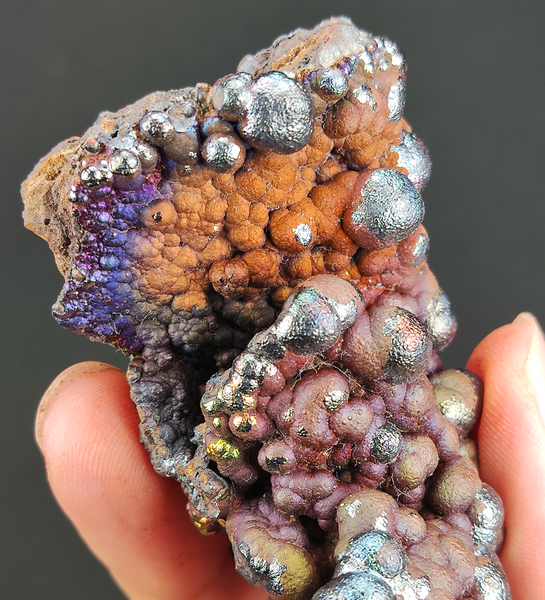 | Top premium rare Iridescent Goethite, Turgite, Hematite, Iridescent | COLOUR: orange, Purple | 100% natural color |